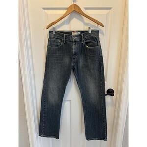 Levi's 505 Men's Blue Cotton Denim Straight Leg Jeans Regular Fit, Size 31x30